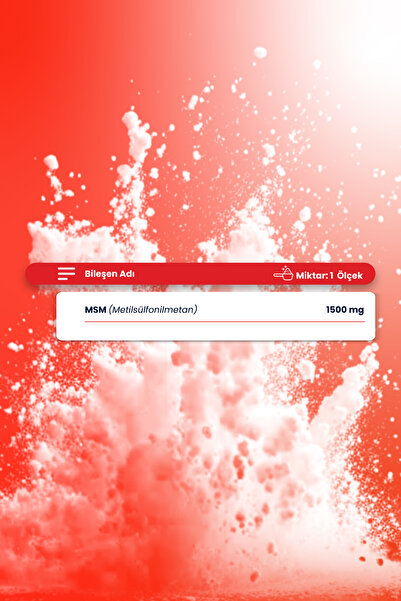 Raw Material Msm (METİLSÜLFONİLMETAN) 100 gr