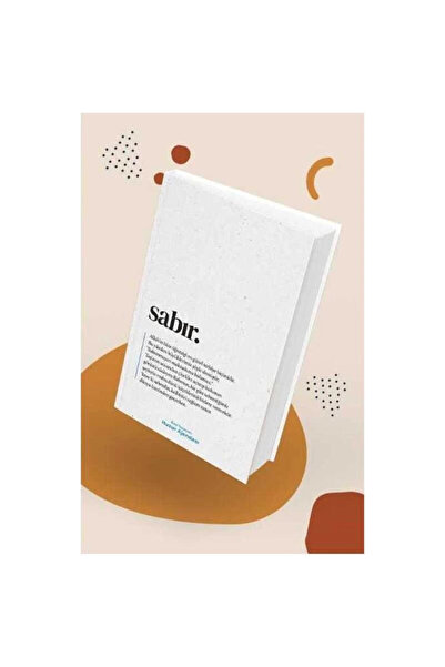 Hobbi Özel Tasarımlı Huzur Ajandası - Sabır