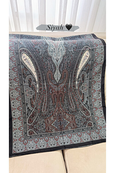 lune ETNİK DESEN ŞOF ŞAL - SİYAH