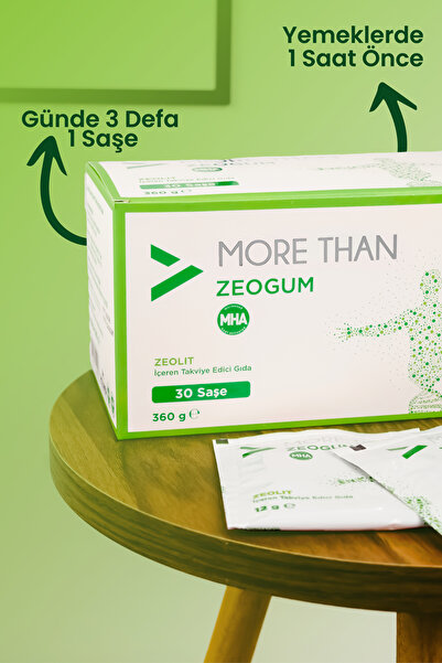 MORE THAN Zeogum (ZEOLİT & ARABİC GUM) 30 Saşe
