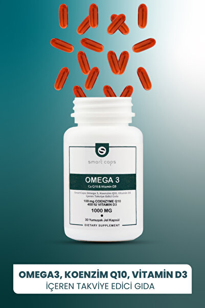 Smartcaps Omega 3 Vitamin D3 Q10 30 Softgel