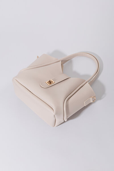 macsoo Γυναικεία τσάντα ώμου YAVRU με επιπλέον λεπτομέρεια κλειδαριάς στο μπροστινό μέρος ΠΛΑΤΟΣ;30cm ΜΗΚΟΣ;25cm ΠΛΑΤΟΣ;12cm