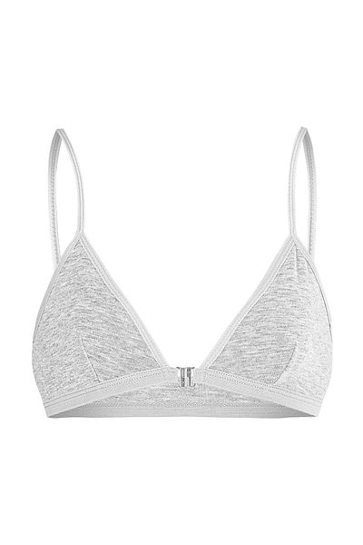 ÖZKAN underwear Сутиен за тренировка Özkan 0923, чифт от 3 части за момичета, памучен, единичен джърси, ликра, без подплънки и костички, смесени цветове