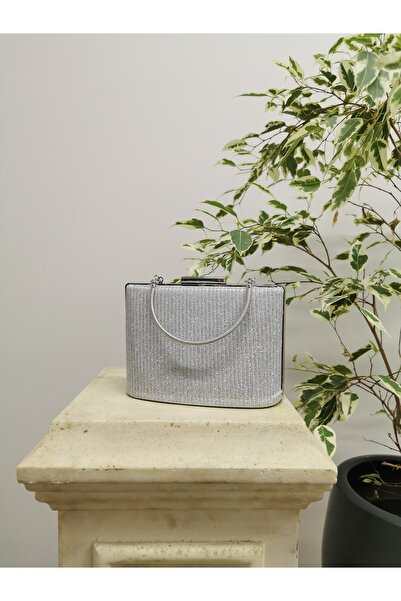 NAZART Geanta de seara Cupra Silver