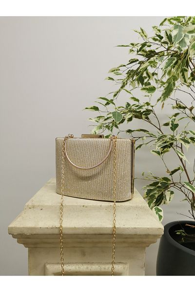 NAZART Geanta pentru rochie de seara Cupra Gold