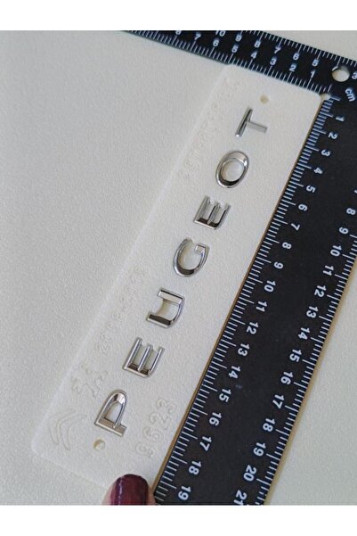 EDEXPORT 2008 حروف الأمتعة المطابقة من الكروم 3M 3D ABS