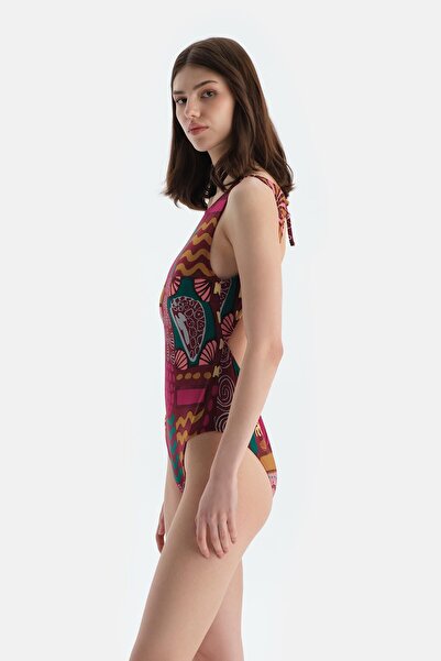 Dagi Multicolor Halter Yaka Mayo