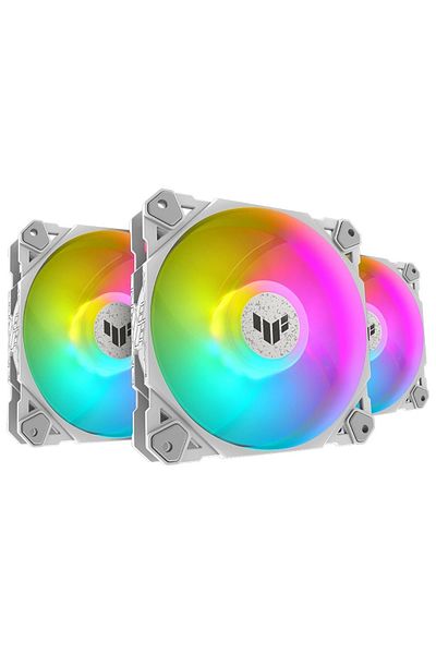 ASUS Tuf Gaming Tf120 Argb 3-in-1 Cooler Case Radiator Fan White Addressable Argb120Mm