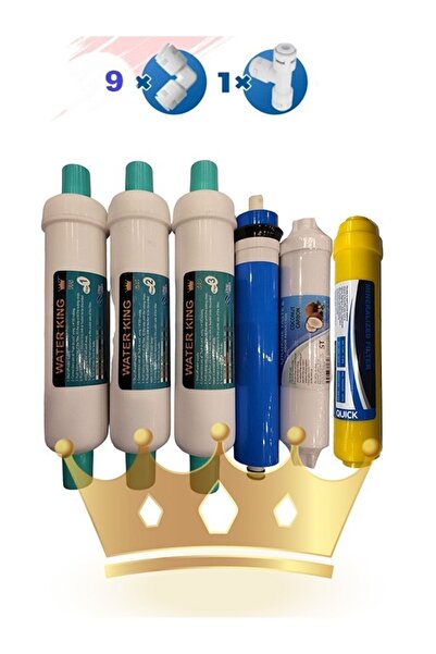 WaterKing WATERKİNGPLUS Tüm Kapalı Kasa Su Arıtma Cihazları Için Inline 6'lı ...