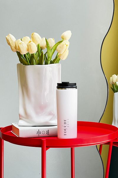 touche deco Touche Déco Travel Tumbler - White