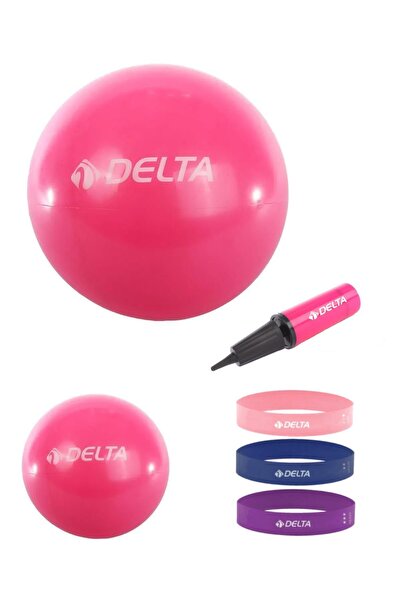 Delta Σετ 6 τεμαχίων με 85 εκ. και 25 εκ. 2 μπάλες Pilates και 3 λουριά Squat...