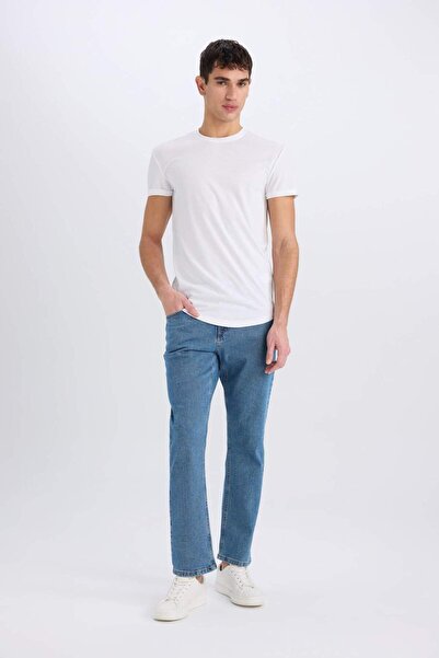 DeFacto Diago Comfort Fit Rahat Kalıp Yüksek Bel Geniş Paça Jean Pantolon D9839AX25SP