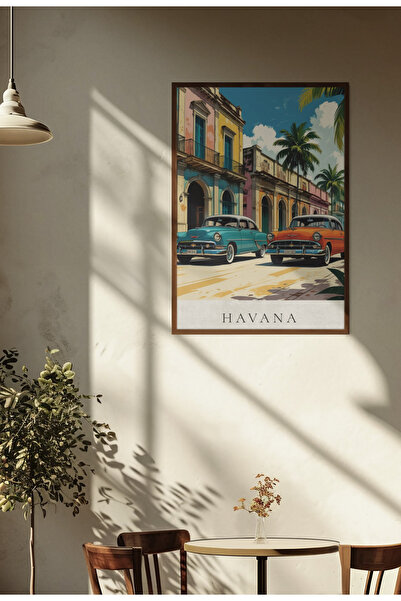 Funzee Αφίσα με εικονογράφηση της πόλης της Αβάνα - Αφίσα χωρίς πλαίσιο