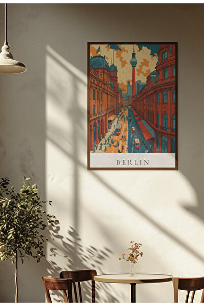 Funzee Αφίσα εικονογράφησης της πόλης της Βερολίνης - Αφίσα χωρίς πλαίσιο