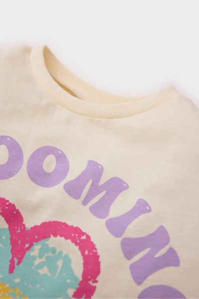 DeFacto Baby Girl Crew Neck Floral Long Sleeve T-Shirt E2951A525Sp