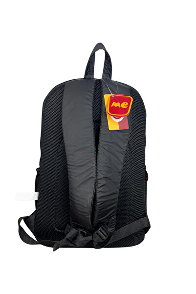 Galatasaray Baskılı GS Logolu Lisanslı Çok Bölmeli Fermuarlı Okul Sırt Çantası