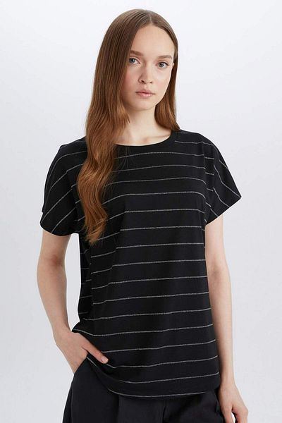 DeFacto Crew Neck Short Sleeve T-Shirt E6075Ax25Sp