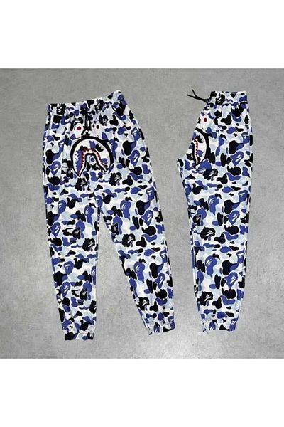 modamtn Unisex Pubg Bape X Shark Sweatpants - Gray