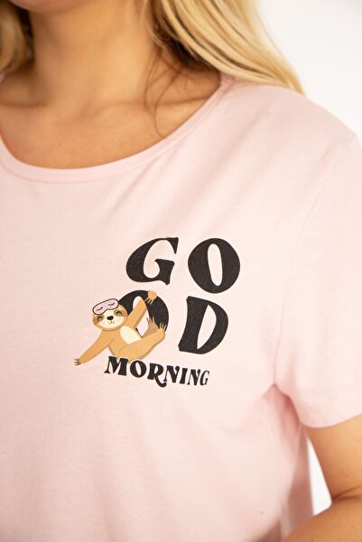 Şans Női nagy méretű színes kismama nadrág blúz pizsama szett 65n35198