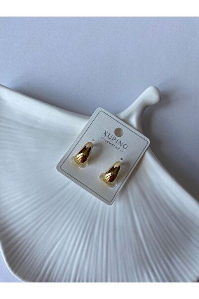 marsel aksesuar Xuping Minimal Damla gold Küpe