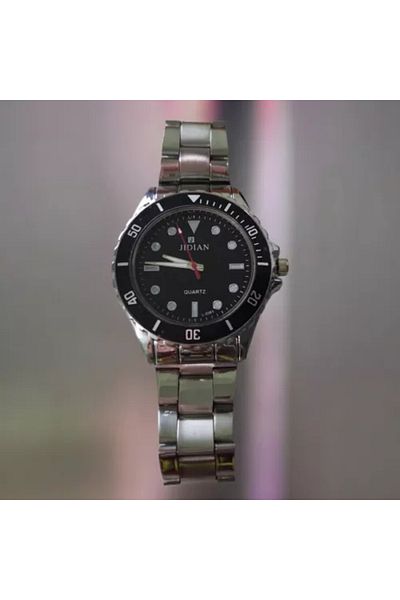 OEM Ceas elegant bărbătesc cu curea metalică, mecanism cu cuarț