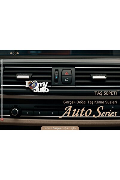 TAŞ SEPETİ Araba Klima Süsü Arabamı Seviyorum I Love My Auto 7 Çakra Taşları ...