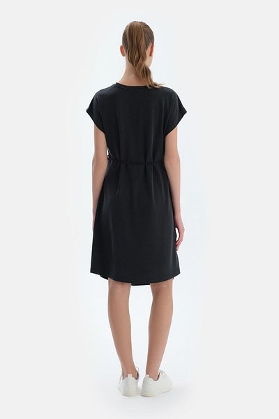 Dagi Black Off Shoulder Modal Maternity Dress