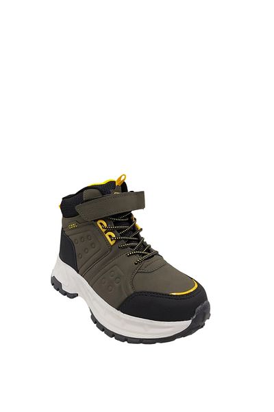 Cool Harvey Kids Outdoor Boots - Khaki Green