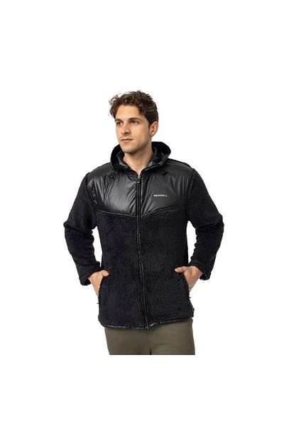 Merrell M25Jobm Black Men's Fleece Jacket Black