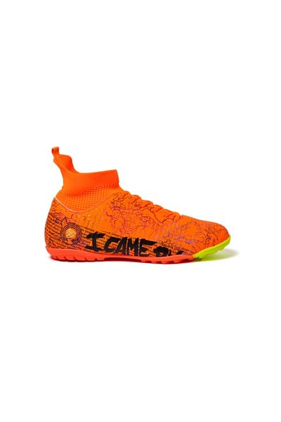 Playup Mk-242-136 Men's Turf Field Shoes Orange