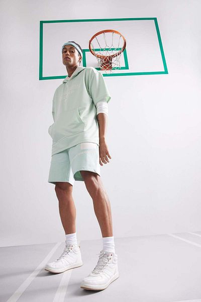 DeFacto Defactofit - Спортни шорти с къси крака Nba Golden State Warriors Standard Fit D8621Ax25Sp