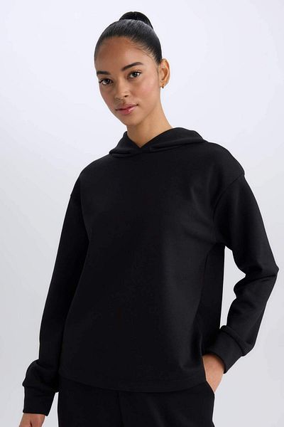 DeFacto Basic Sweatshirt with Hood for Skuba Diver Sportsman - A5626Ax25Sp