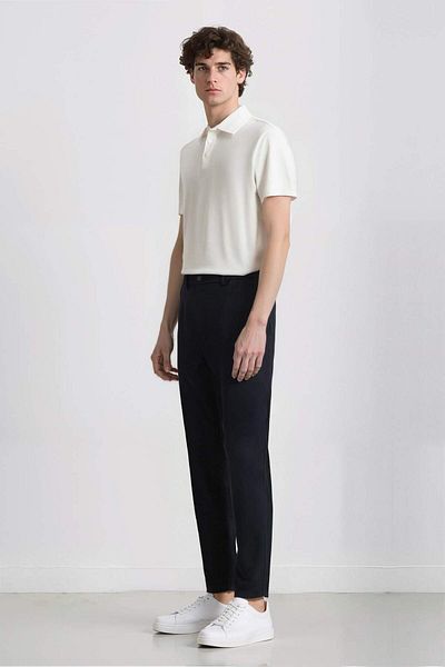 DeFacto Pantaloni de jogger Buzunare drepte de bază picior drept 	   D3695AX25SP