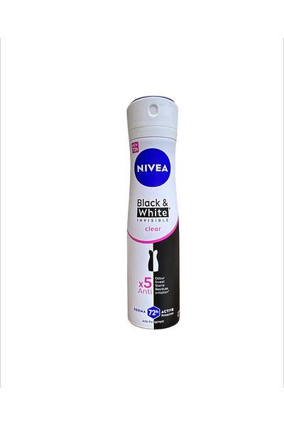 NIVEA نيفيا مزيل عرق بخاخ بلاك اند وايت انفيزبل اورجينال للنساء 150 مل