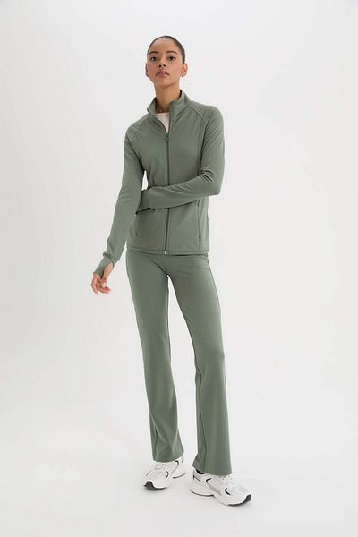DeFacto Cardigan sport cu fermoar, cu guler ridicat, cu buzunar dublu B3985ax25sp