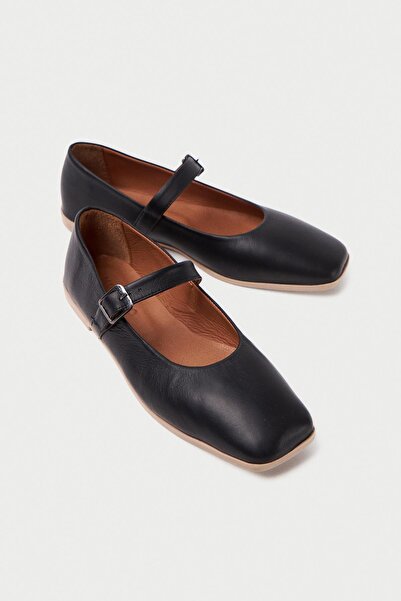 Mubiano Collection Mubiano Genuine Leather Collection Γυναικείες Μπαλαρίνες Μ...