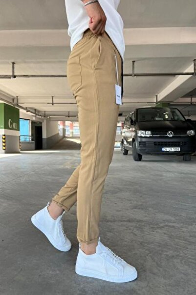 hello7 Men's Slim Fit Double Leg Jogger Trousers