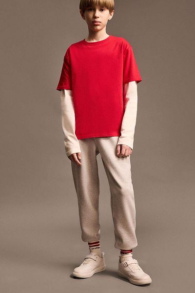 DeFacto Pantaloni de sport de bază uni pentru băieți cu talie elastică D8530A825SP