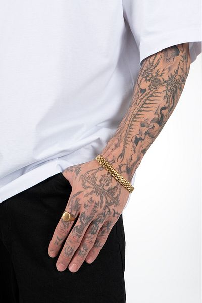 UKHWD SUPPLY 316L Cord Steel Bracelet - Ka1193Al Model