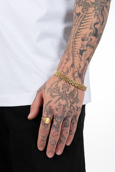 UKHWD SUPPLY 316L Cord Steel Bracelet - Ka1193Al Model