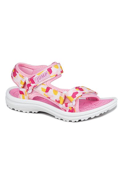 Jump 30066 Sandale de zi cu zi cu velcro pentru fete roz