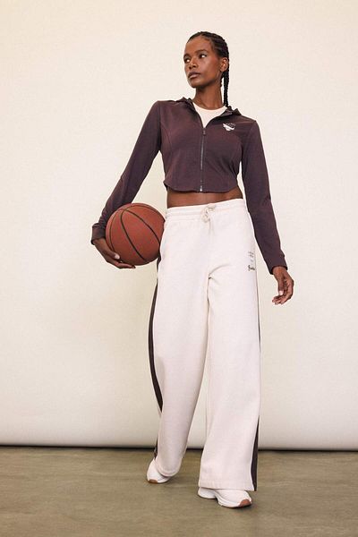 DeFacto Pantaloni de sport DeFactoFit NBA Chicago Bulls, cu picioare largi, picioare largi, lungime standard D6129AX25SP