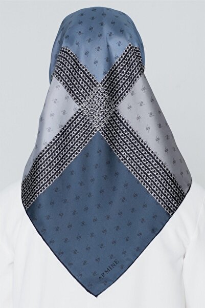 Armine Nostalji Serisi Twill İpek Eşarp 8113D-04