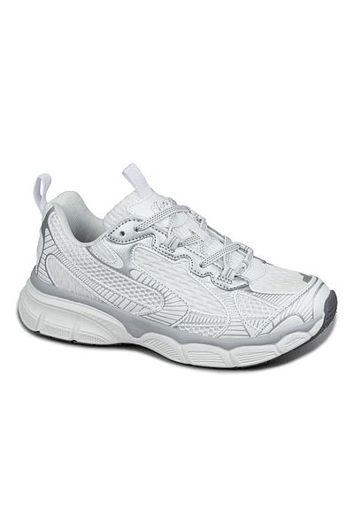 Jump 29819 Λευκό - Γκρι Γυναικείο Sneaker Casual Sneakers