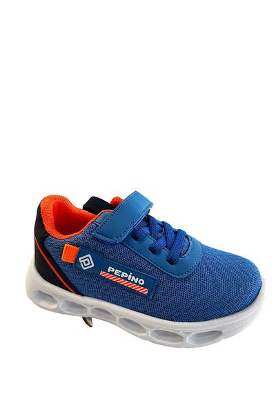 pepino حذاء رياضي للأولاد باللون الأزرق - Py23-1213، Saks Phosphor Orange