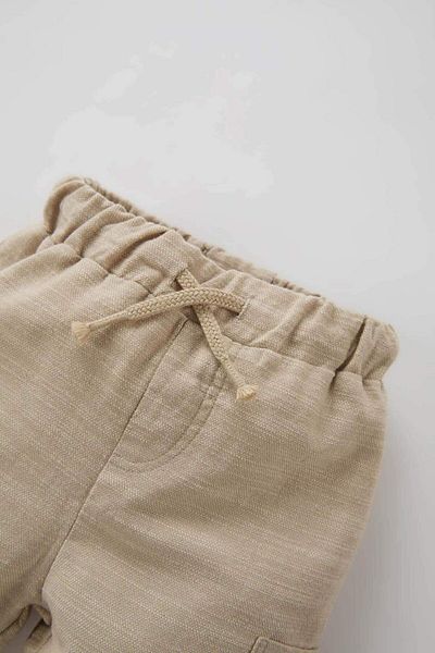 DeFacto Pantaloni pentru bebelusi cu talie elastica cu picioare plate B8076A525SP