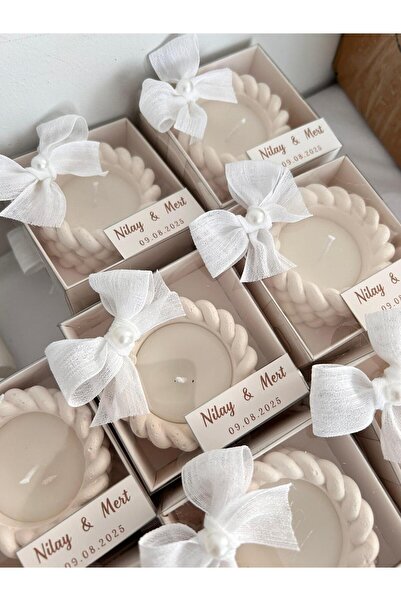 Bernami Pinterest Nikah Nişan Düğün Isime Etiket Süsleme Özel Gün Burgu Mum 2...