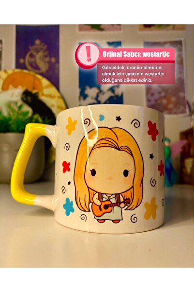 westartic Friends - Phoebe Buffay Baskılı Tasarım Kupa Bardak Çay Kahve Fincanı