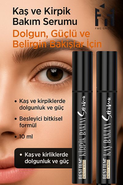 BESTTEM Eyebrow and Eyelash Care Oil Nourishes and Adds Volume for Deeper Looks