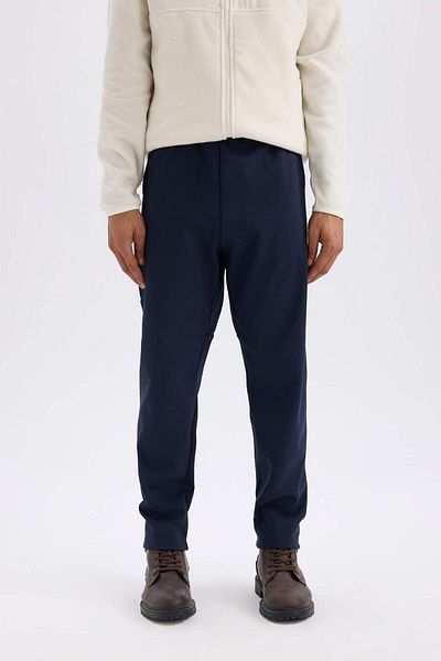 DeFacto DeFactoFit - Pantaloni de sport groși de jogger cu buzunare, cu talie elastică pentru atlet D6312AX24WN
